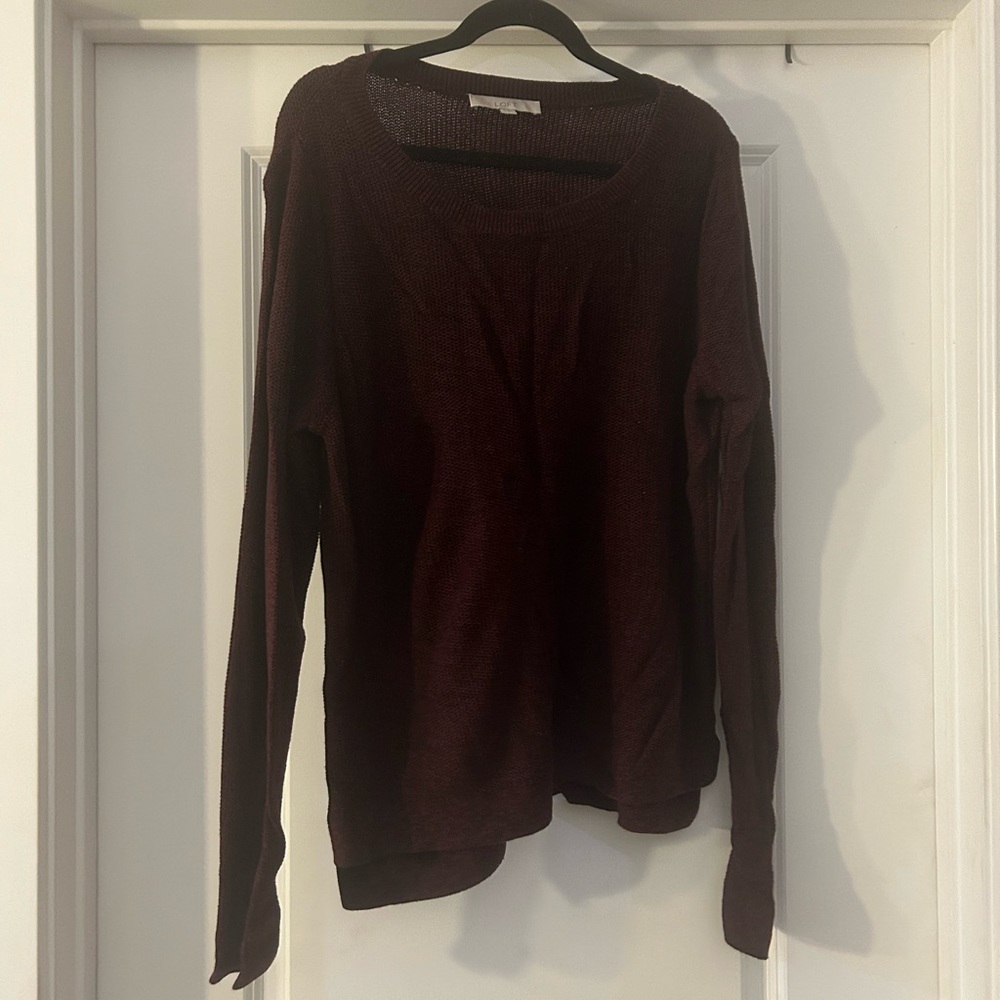 Burgundy Sweater